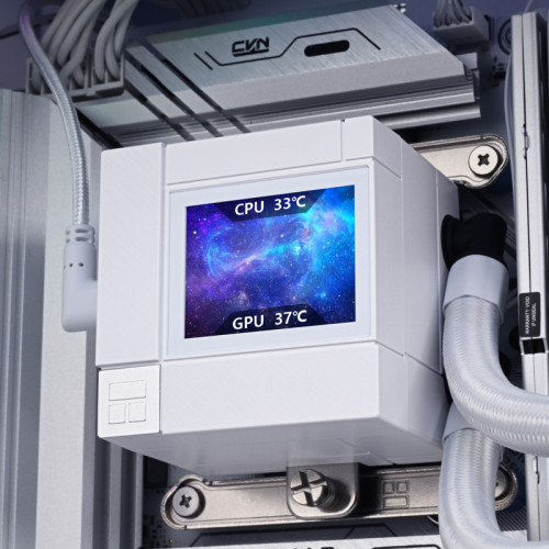 Система жидкостного охлаждения/ Water Cooling System Thermalright Core Matrix 360 Vision (360mm, LED, White, ARGB/ Fans: 3x120mm, 68.9CFM, 28.2dBA, 2000RPM/ Pump height 64.4mm, Rad thickness 27mm/ S: 1700, 1200, 1851, 115X, AM5, AM4)