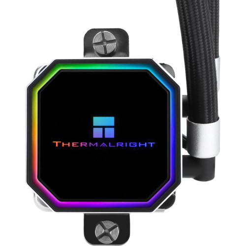 Система жидкостного охлаждения/ Система жидкостного охлаждения Thermalright Frozen Prism 360 Black ARGB, радиатор 360 мм, 1850 об/мин, 27 дБА, PWM, черный, ARGB подсветка