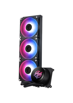 Система жидкостного охлаждения/ Water Cooling System MSI MPG CORELIQUID P13 360 (300W, 360mm, LED, White, ARGB/ Fans: 3x120mm, 64.89CFM, 2050RPM/ Pump 20dBA, 3400RPM, Rad thickness 27mm/ S: 1851, 1700, AM5, AM4)