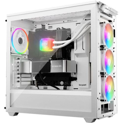 Водяное охлаждение для процессора/ Water Cooling System be quiet! LIGHT LOOP 360mm white (250W, 360mm, White, ARGB/ Fans: 3x120mm, 61.8CFM, 36.8dBA, 2100RPM/ Pump 2900RPM, Rad thickness 27mm/ S: 1851, 1700, 1200, 115X, AM5, AM4)
