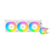 Водяное охлаждение для процессора/ Water Cooling System SAMA L60 White (360mm, White, ARGB/ Fans: 3x120mm, 82.79CFM, 29dBA, 2000RPM/ Pump height 52mm, 29dBA, 2500RPM, Rad thickness 27mm/ S: 1851, 1700, 1200, 20XX, 115X, AM5, AM4)
