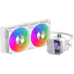 Водяное охлаждение для процессора/ Water Cooling System SAMA L70 240WH (290W, 240mm, White, ARGB/ Fans: 2x120mm, 72.3CFM, 28dBA, 2200RPM/ Pump height 66mm, 3000RPM, Rad thickness 27mm/ S: 1851, 1700, 1200, 115X, AM5, AM4)