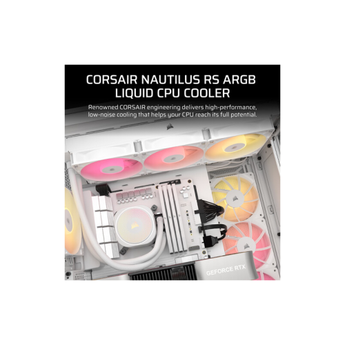 Система жидкостного охлаждения/ Water Cooling System Corsair NAUTILUS 360 ARGB (360mm, White, ARGB/ Fans: 3x120mm, 72.8CFM, 36dBA, 1700RPM/ S: 1851, 1700, AM5, AM4) Система жидкостного охлаждения/ Water Cooling System Corsair NAUTILUS 360 ARGB (360mm, White, ARGB/ Fans: 3x120mm, 72.8CFM, 36dBA, 1700RPM/ S: 1851, 1700, AM5, AM4)
