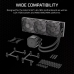 Система жидкостного охлаждения/ Water Cooling System Corsair NAUTILUS 360 ARGB (360mm, Black, Fans: 3x120mm, 72.8CFM, 36dBA, 1700RPM/ S: 1851, 1700, AM5, AM4)