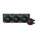 Водяное охлаждение для процессора/ Water Cooling System SAMA Q60 Black (360mm, LED temp., Black, ARGB/ Fans: 3x120mm, 86CFM, 30dBA, 2600RPM/ Pump height 64mm, 30dBA, 2800RPM, Rad thickness 27mm/ S: 1851, 1700, 1200, 20XX, 115X, AM5, AM4)