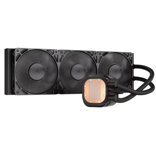 Система жидкостного охлаждения/ Water Cooling System Corsair NAUTILUS 360 ARGB (360mm, Black, Fans: 3x120mm, 72.8CFM, 36dBA, 1700RPM/ S: 1851, 1700, AM5, AM4)
