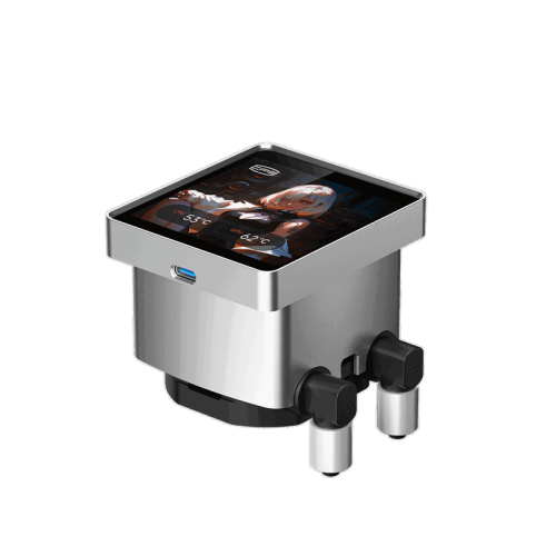 Система охлаждения/ Water Cooling System PCCooler DT360 ARGB Display WH (300W, 360mm, LED temp., White, ARGB/ Fans: 3x120mm, 83.83CFM, 3000RPM/ Pump height 62mm, 15dBA, 2600RPM, Rad thickness 27mm/ S: 1851, 1700, 1200, 115X, AM5, AM4)