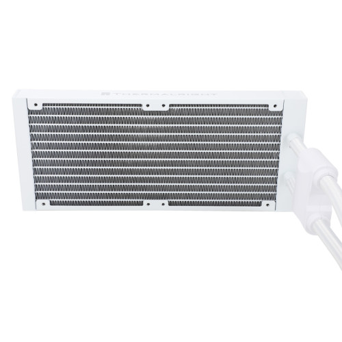 Водяное охлаждение для процессора/ Thermalright Frozen Notte 240 White Argb V2 (240mm, White, ARGB/ Fans: 2x120mm, 72.37CFM, 27.7dBA, 2000RPM/ Pump height 54mm, 28dBA, 5300RPM, Rad thickness 27mm/ S: 1200, 1700, 1851, 2011, 2066, 115X, AM2, AM2+, AM3, AM3