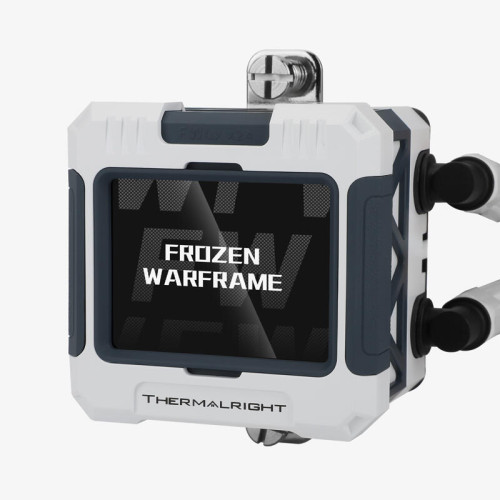 Водяное охлаждение для процессора/ Water Cooling System Thermalright Frozen Warframe 420 ARGB (420mm, LED, White, ARGB/ Fans: 3x140mm, 88.7CFM, 29.8dBA, 1750RPM/ Pump height 60mm, 23dBA, 3000RPM, Rad thickness 27mm/ S: 1851, 1700, 1200, 115X, 2011, 2066, 