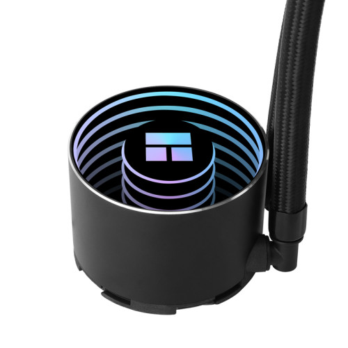 Водяное охлаждение для процессора/ Thermalright Frozen Notte 360 Black Argb V2 (360mm, Black, ARGB/ Fans: 3x120mm, 72.37CFM, 27.7dBA, 2000RPM/ Pump height 54mm, 28dBA, 5300RPM, Rad thickness 27mm/ S: 1200, 1700, 1851, 2011, 2066, 115X, AM2, AM2+, AM3, AM3 Водяное охлаждение для процессора/ Thermalright Frozen Notte 360 Black Argb V2 (360mm, Black, ARGB/ Fans: 3x120mm, 72.37CFM, 27.7dBA, 2000RPM/ Pump height 54mm, 28dBA, 5300RPM, Rad thickness 27mm/ S: 1200, 1700, 1851, 2011, 2066, 115X, AM2, AM2+, AM3, AM3