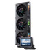 Система жидкостного охлаждения/ Water Cooling System JONSBO TF3-360SCB Black (320W, 360mm, LED, Black, ARGB/ Fans: 3x120mm, 62.4CFM, 37.3dBA, 2400RPM/ Pump height 63mm, 30dBA, 2500RPM, Rad thickness 27mm/ S: 1851, 1700, 1200, 115X, 2011, 1366, AM5, AM4)