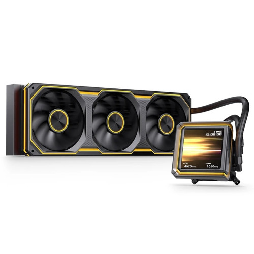 Система жидкостного охлаждения/ Water Cooling System JONSBO TX-360 Black (325W, 360mm, LED, Black, ARGB/ Fans: 3x120mm, 62.4CFM, 37.3dBA, 2400RPM/ Pump height 70.6mm, 5000RPM, Rad thickness 27mm/ S: 1851, 17XX, 1200, 115X, AM5, AM4)