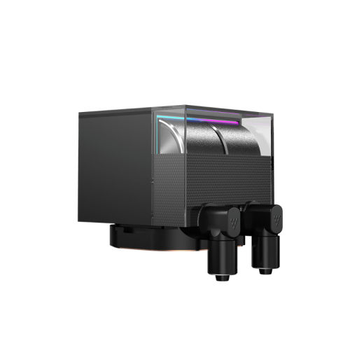 Система охлаждения/ Water Cooling System PCCooler DS360 ARGB Display BK (310W, 360mm, LED, Black, ARGB/ Fans: 3x120mm, 90.56CFM, 39.8dBA, 2500RPM/ Pump height 65mm, 15dBA, 2600RPM, Rad thickness 27mm/ S: 1851, 1700, 1200, 115X, AM5, AM4)