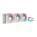Система жидкостного охлаждения/ Water Cooling System Geometric Future Eskimo Pro 420 (300W, 420mm, ARGB, White/ Fans: 3x140mm, 91.15CFM, 34.0dBA, 2400RPM/ Pump height 54mm, 3500RPM, Rad thickness 27mm/ S: 1851, 1700, 1200, 115X, 2011, 2066, AM5, AM4)