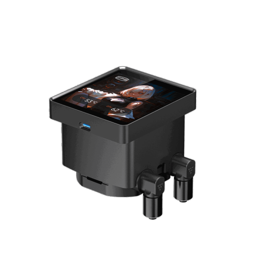 Система охлаждения/ Water Cooling System PCCooler DT360 ARGB Display BK  (300W, 360mm, LED temp., Black, ARGB/ Fans: 3x120mm, 83.83CFM, 3000RPM/ Pump height 62mm, 15dBA, 2600RPM, Rad thickness 27mm/ S: 1851, 1700, 1200, 115X, AM5, AM4)