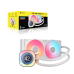 Система жидкостного охлаждения/ Water Cooling System Corsair iCUE LINK TITAN 240 RX LCD (240mm, White, RGB/ Fans: 2x120mm, 73.5CFM, 36dBA, 2100RPM/ S: 1851, 1700, AM5, AM4)