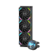Водяное охлаждение для процессора/ Water Cooling System SAMA Q70 Black (360mm, LED temp., Black, ARGB/ Fans: 3x120mm, 86CFM, 30dBA, 2600RPM/ Pump height 64mm, 30dBA, 2800RPM, Rad thickness 27mm/ S: 1851, 1700, 1200, 20XX, 115X, AM5, AM4)