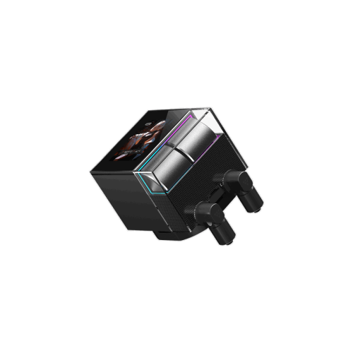 Система охлаждения/ Water Cooling System PCCooler DS360 Display BK (310W, 360mm, LED, Black, ARGB Pump/ Fans: 3x120mm, 90.56CFM, 39.8dBA, 2500RPM/ Pump height 65mm, 15dBA, 2600RPM, Rad thickness 27mm/ S: 1851, 1700, 1200, 115X, AM5, AM4)