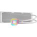 Система жидкостного охлаждения/ Water Cooling System Corsair iCUE H150i ELITE CAPELLIX XT (360mm, White, RGB/ Fans: 3x120mm, 65.57CFM, 37dBA, 2100RPM/Rad thickness 27mm/ S: 1851, 1700, 1200, 115X, AM5, AM4)