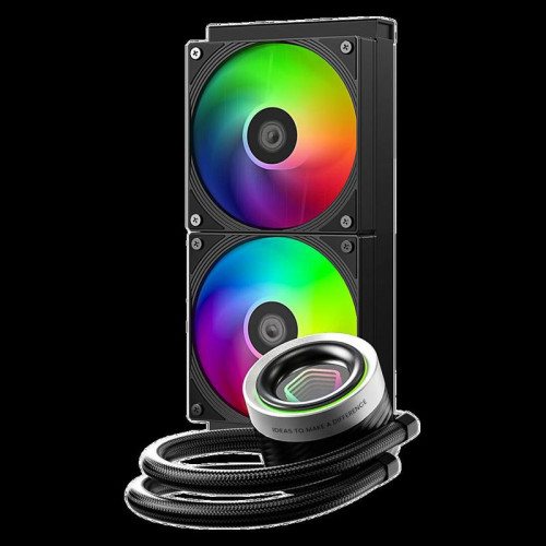 Вентилятор для процессора ID-Cooling FX240 INFINITY ARGB (Black) 300W all Intel/AMD