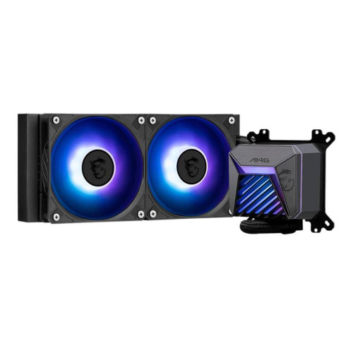 Жидкостная система охлаждения MSI MAG CORELIQUID A15 240 2x ARGB Fan, ARGB Block
