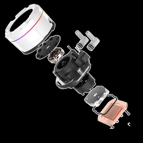 Жидкостная система охлаждения ID-Cooling SL240 XE WHITE /LCD SCREEN /300W /all Intel /all AMD