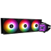 Водяное охлаждение для процессора/ Thermalright Frozen Warframe Pro 360 Black Argb (360mm, Black, ARGB/ Fans: 3x120mm, 70.84CFM, 29.8dBA, 2000RPM/ Pump height 60mm, 23dBA, 3000RPM, Rad thickness 27mm/ S: 1200, 1700, 1851, 2011, 2066, 115X, AM4, AM5)
