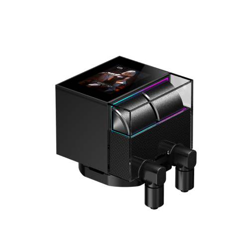 Система охлаждения/ Water Cooling System PCCooler DS360 ARGB Display BK (310W, 360mm, LED, Black, ARGB/ Fans: 3x120mm, 90.56CFM, 39.8dBA, 2500RPM/ Pump height 65mm, 15dBA, 2600RPM, Rad thickness 27mm/ S: 1851, 1700, 1200, 115X, AM5, AM4)