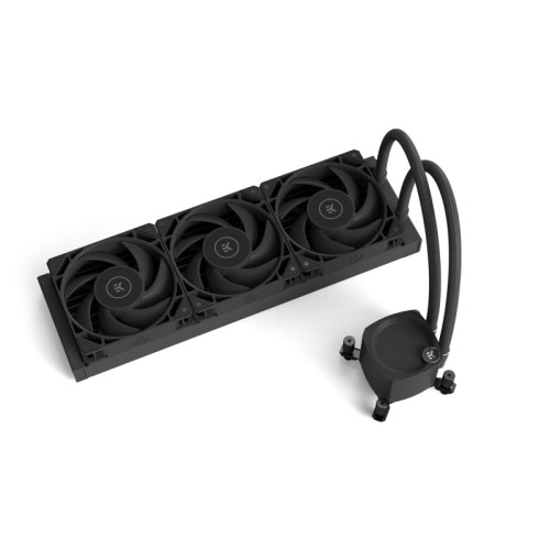 Система охлаждения/ EKWB Liquid system EK-Nucleus AIO CR360 Dark (360mm, 4-Pin PWM, Black, fans 120x3, 36dB,  Intel LGA: 1150, 1151, 1155, 1156, 1200, 2011, 2011-3, 2066 + Next-gen Intel Socket, 1700, AMD AM4, AM5)