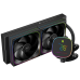 Система жидкостного охлаждения/ Water Cooling System Thermalright Frozen Horizon 240 Digital (240mm, LED temp., Black, ARGB/ Fans: 2x120mm, 68.9CFM, 28.2dBA, 2000RPM/ Pump height 53.2mm, Rad thickness 27mm/ S: 1700, 1200, 1851, 115X, AM5, AM4)