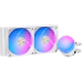 Система жидкостного охлаждения/ Water Cooling System Ocypus Delta L24 WH ARGB V2 (280W, 240mm, White, ARGB, Fans: 2x120mm, 73CFM, 2000RPM/ Pump height 60mm, 27dBA, 2650RPM, Rad thickness 27mm/ S: 1851, 1700, 1200, 115X, AM5, AM4)