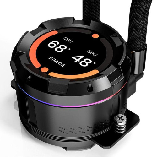 Жидкостная система охлаждения ID-Cooling ID-Cooling SL240 XE /LCD SCREEN /300W /all Intel /all AMD