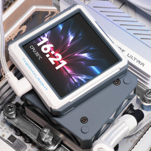 Водяное охлаждение для процессора/ Thermalright Frozen Warframe 360 Ultra White Argb (360mm, White, ARGB/ Fans: 3x120mm, 70.84CFM, 29.8dBA, 2000RPM/ Pump height 60mm, 23dBA, 3000RPM, Rad thickness 27mm/ S: 1200, 1700, 1851, 2011, 2066, 115X, AM5, AM4)