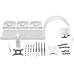 Водяное охлаждение для процессора/ Water Cooling System be quiet! LIGHT LOOP 360mm white (250W, 360mm, White, ARGB/ Fans: 3x120mm, 61.8CFM, 36.8dBA, 2100RPM/ Pump 2900RPM, Rad thickness 27mm/ S: 1851, 1700, 1200, 115X, AM5, AM4)