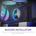Система жидкостного охлаждения для ПК/ Water Cooling System NZXT Kraken Elite 420 RGB (350W, 420mm, LED temp., Black/ Fans: 3x140mm, 98.61CFM, 34.5dBA, 2000RPM/ Pump height 65mm, 2800RPM, Rad thickness 27mm/ S: 1851, 1700, 1200, 115X, AM5, AM4)
