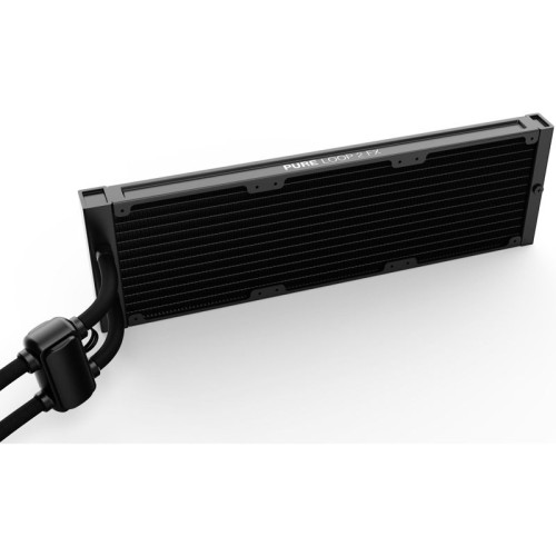 Водяное охлаждение для процессора/ Water Cooling System be quiet! PURE LOOP 2 FX 360mm (290W, 360mm, Black, ARGB/ Fans: 3x120mm, 52.3CFM, 34dBA, 2500RPM/ Pump 5500RPM, Rad thickness 27mm/ S: 1851, 1700, 1200, 20XX, 115X, AM5, AM4)
