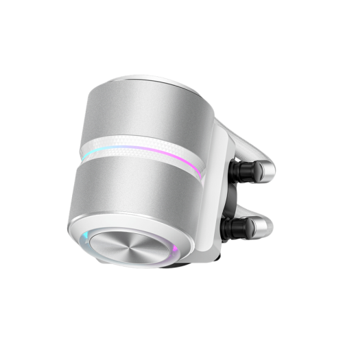 Система охлаждения/ Water Cooling System PCCooler DE360 Pro WH (300W, 360mm, White, ARGB Pump, Fans: 3x120mm, 86.73CFM, 32dBA, 2200RPM/ Pump height 57mm, 28dBA, 3200RPM, Rad thickness 27mm/ S: 1851, 1700, 1200, 115X, AM5, AM4, AM3)