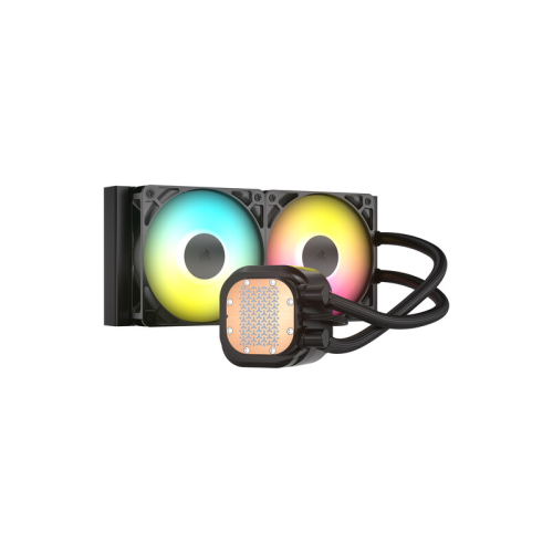 Система жидкостного охлаждения/ Water Cooling System Corsair NAUTILUS 240 ARGB (240mm, Black, ARGB/ Fans: 2x120mm, 74.37CFM, 34dBA, 2100RPM/ S: 1851, 1700, AM5, AM4)