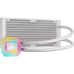 Система жидкостного охлаждения/ Water Cooling System Corsair iCUE H100i ELITE CAPELLIX XT (240mm, White, RGB/ Fans: 2x120mm, 65.57CFM, 34.1dBA, 2400RPM/ S: 1851, 1700, 1200, 115x, 2011, 2066, AM5, AM4)