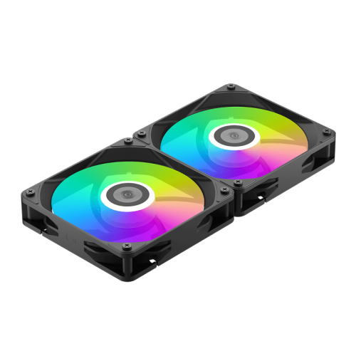 Система охлаждения/ Water Cooling System PCCooler DA240 V2 ARGB BK (270W, 240mm, LED, Black, ARGB/ Fans: 2x120mm, 80.74CFM, 36.5dBA, 2000RPM/ Pump height 54.3mm, 15dBA, 2600RPM, Rad thickness 27mm/ S: 1851, 1700, 1200, 115X, AM5, AM4)