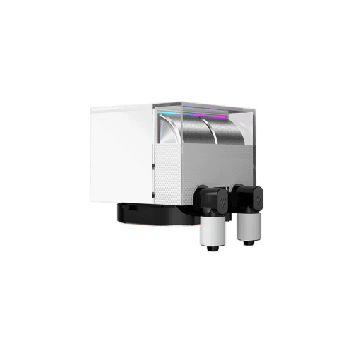 Система охлаждения/ Water Cooling System PCCooler DS360 Display WH (310W, 360mm, LED, White, ARGB Pump/ Fans: 3x120mm, 90.56CFM, 39.8dBA, 2500RPM/ Pump height 65mm, 15dBA, 2600RPM, Rad thickness 27mm/ S: 1851, 1700, 1200, 115X, AM5, AM4)