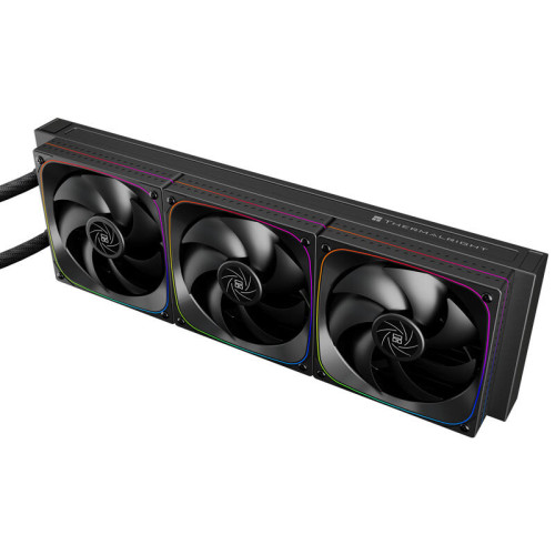 Система жидкостного охлаждения/ Water Cooling System Thermalright Frozen Horizon 360 Digital (360mm, LED temp., Black, ARGB/ Fans: 3x120mm, 68.9CFM, 28.2dBA, 2000RPM/ Pump height 53.2mm, Rad thickness 27mm/ S: 1700, 1200, 1851, 115X, AM5, AM4)