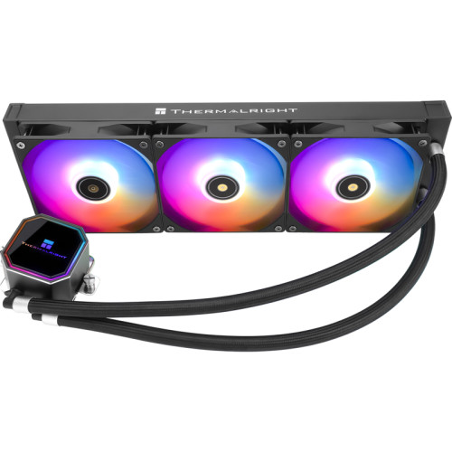 Система жидкостного охлаждения/ Система жидкостного охлаждения Thermalright Frozen Prism 360 Black ARGB, радиатор 360 мм, 1850 об/мин, 27 дБА, PWM, черный, ARGB подсветка Система жидкостного охлаждения/ Система жидкостного охлаждения Thermalright Frozen Prism 360 Black ARGB, радиатор 360 мм, 1850 об/мин, 27 дБА, PWM, черный, ARGB подсветка