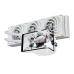 Водяное охлаждение для процессора/ Water Cooling System Thermalright Wonder Vision 360 Turbo (360mm, LED, White, ARGB/ Fans: 3x120mm, 120.38CFM, 44.7dBA, 3000RPM/ Pump height 107mm, 6400RPM, Rad thickness 27mm/ S: 1700, 1200, 1851, 115X, 2011, 2066, AM5, 