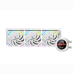 Водяное охлаждение для процессора/ Water Cooling System SAMA Q60 White (360mm, LED temp., White, ARGB/ Fans: 3x120mm, 86CFM, 30dBA, 2600RPM/ Pump height 64mm, 30dBA, 2800RPM, Rad thickness 27mm/ S: 1851, 1700, 1200, 20XX, 115X, AM5, AM4)