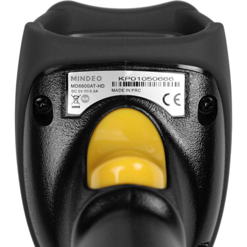 Сканер штрих-кода Mindeo MD6600AT-HD 2D проводной серый