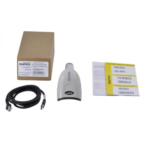Сканер штрих-кода Mertech 2310 HR Superlead 2D проводной белый (4831) Сканер штрих-кода Mertech 2310 HR Superlead 2D проводной белый (4831)
