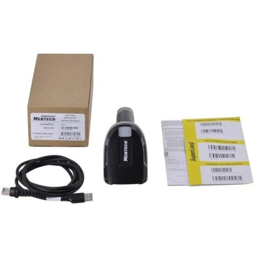 Сканер штрих-кода Mertech 2410 Superlead 1D/2D проводной черный (4231) Сканер штрих-кода Mertech 2410 Superlead 1D/2D проводной черный (4231)