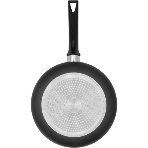 Сковорода/ Сковорода Rondell Arabesco RDA-577 круглая 24см покрытие: Xylan Plus ручка несъемная (с крышкой) серый