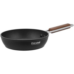 Сковорода/ Сковорода Rondell Fjord RDA-1794 круглая 24см покрытие: Xylan Plus ручка несъемная (без крышки) черный